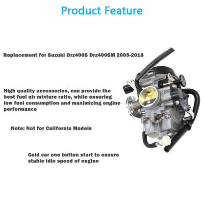 munirater Carburetor Carb Replacement for Suzuki Drz400 Drz 400 DRZ400SM 400S 400S