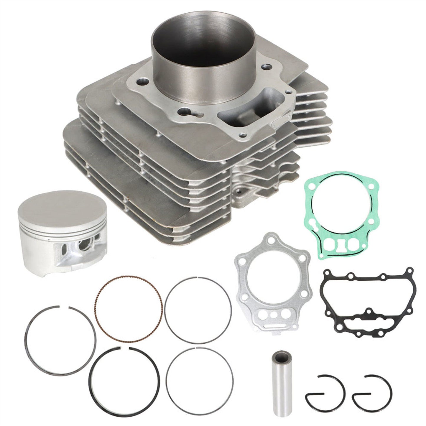 munirater Top End Rebuild Kit Cylinder Piston Rings 92mm Replacement for Foreman 500 TRX500FM TRX500FE TRX500FPE TRX500FPM TRX500FPA TRX500TM 2005-2011