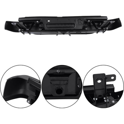 Black Steel Rear Step Bumper for Ford Ranger 2019-2023, FO1103225