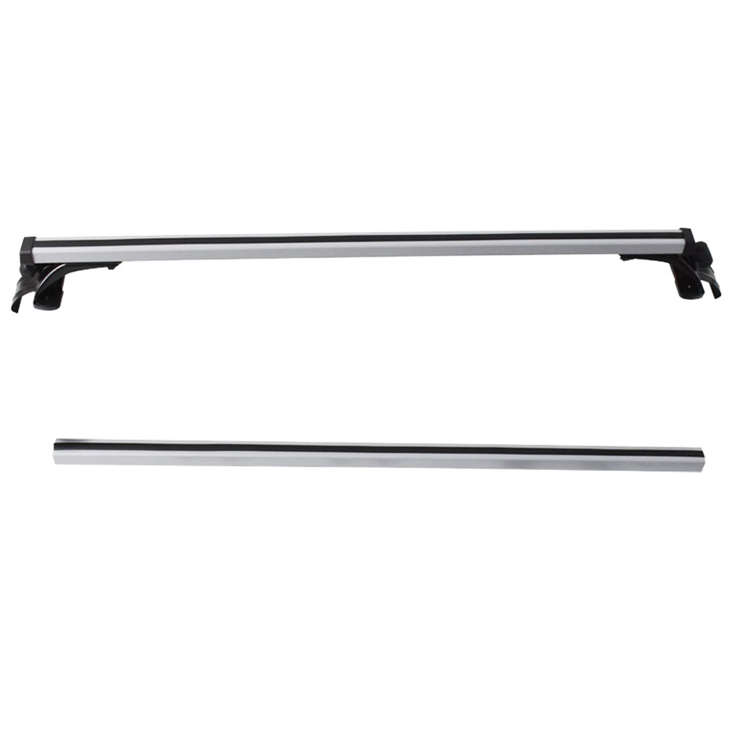 Universal 48 inch Car Aluminum Top Luggage Roof Rack Cross Bar Carrier Adjustable Window Frame with 3 Kinds Clamp