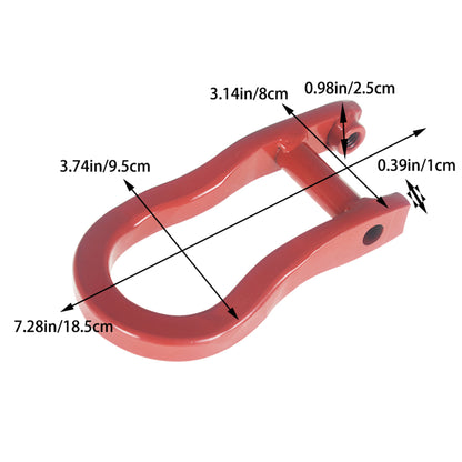 munirater 2PCS Tow Hooks Torch Red Replacement for 2007-2019 Chevrolet Silverado GMC Sierra 1500 84192871