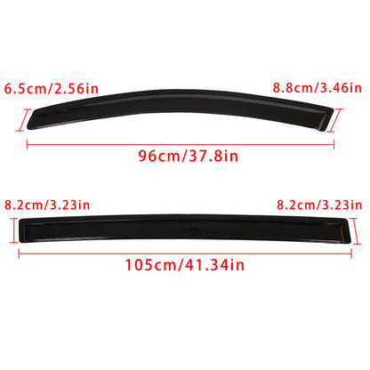 munirater Side Vents Window Visor Rain Guards Wind Deflectors Replacement for 2011-2017 Honda Odyssey