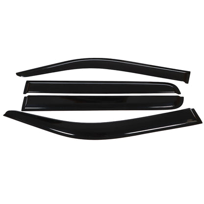 munirater Side Window Visor Vent Sun Rain Guard Deflector Replacement for 2009-2014 F150 Crew Cab Pickup 4-Door