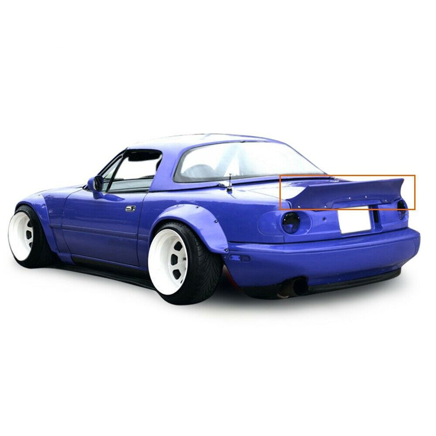 munirater Rear Boot Trunk Tailgate Lip Spoiler Ducktail Wing Replacement for 1990-1997 Mazda Miata