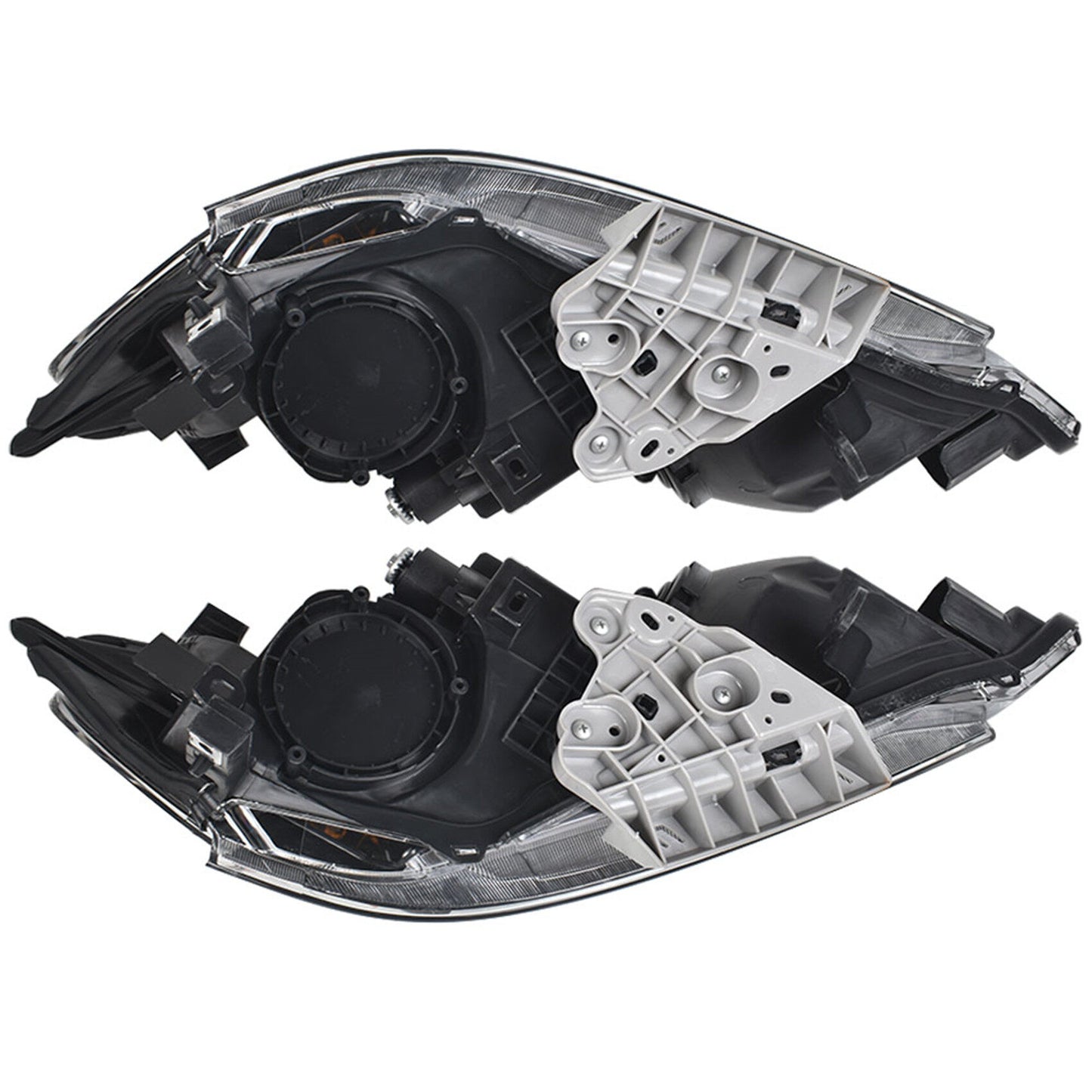 munirater Headlights For 2013-2015 Altima 4-Door Sedan Halogen Black Housing RH+LH