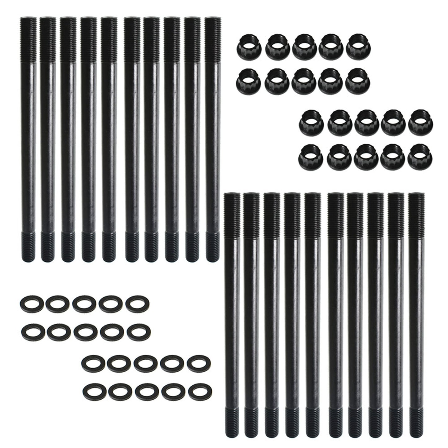 munirater Cylinder Head Studs 250-4202 Replacement for 2003-2007 F-Series Trucks Ford E-Series Vans Excursion 6.0L Engine 2504202 3C3Z-6065-AA