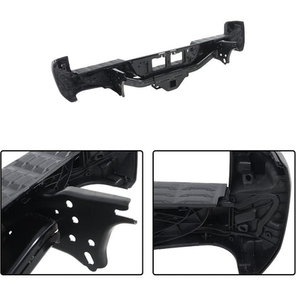 Black Steel Rear Step Bumper for Toyota Tacoma 2016-2023, TO1103134