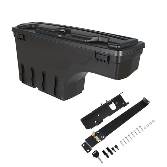 munirater Truck Bed Storage Box Tool Box Replacement for Toyota Tundra 2007-2020 Pickup Waterproof Rear Left Driver Side