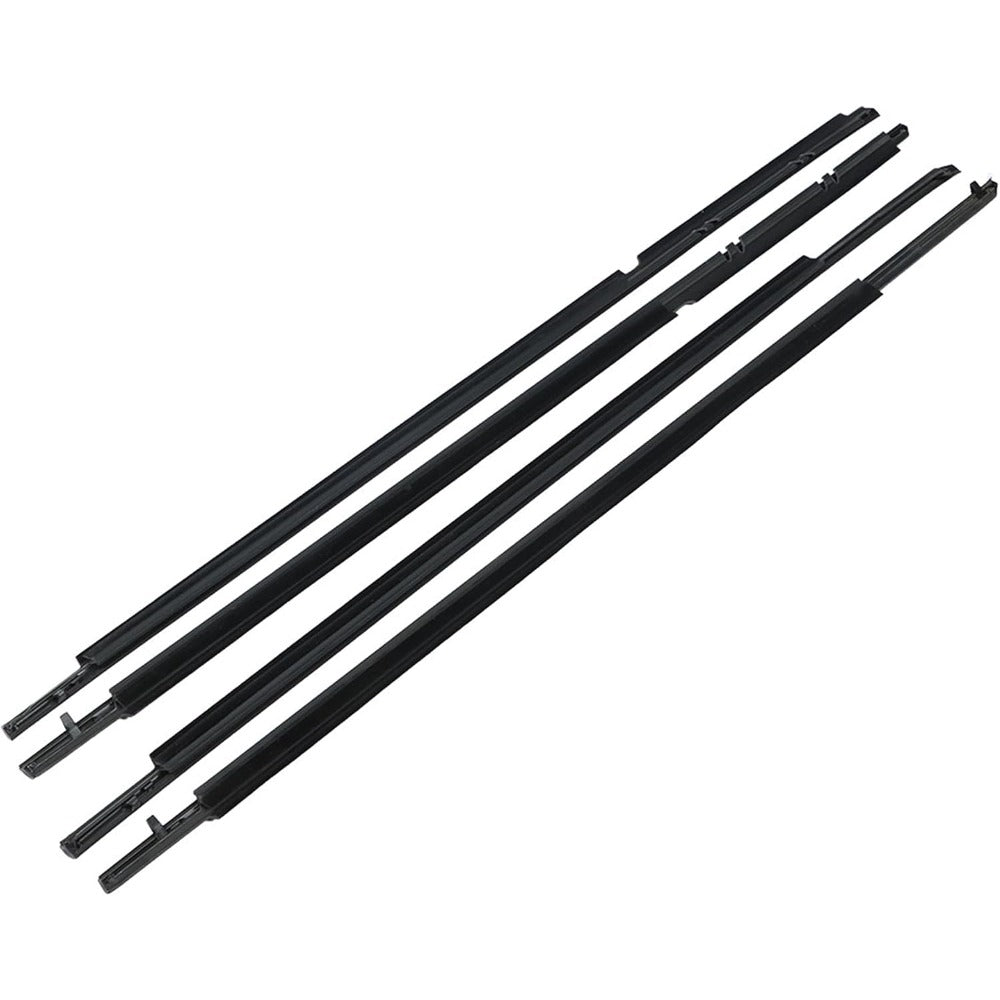 Chrome Window Weatherstrip Kit for 2007-2011 Toyota Camry, 4-Piece