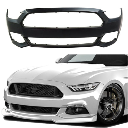 munirater Front Bumper Cover Fascia Replacement for 2015-2017 Mustang