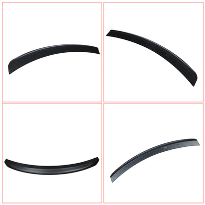 munirater Rear Trunk Lip Spoiler Wing Black Factory OE Style Replacement for 2011 2012 2013 2014 2015 2016 2017 2018 2019 300