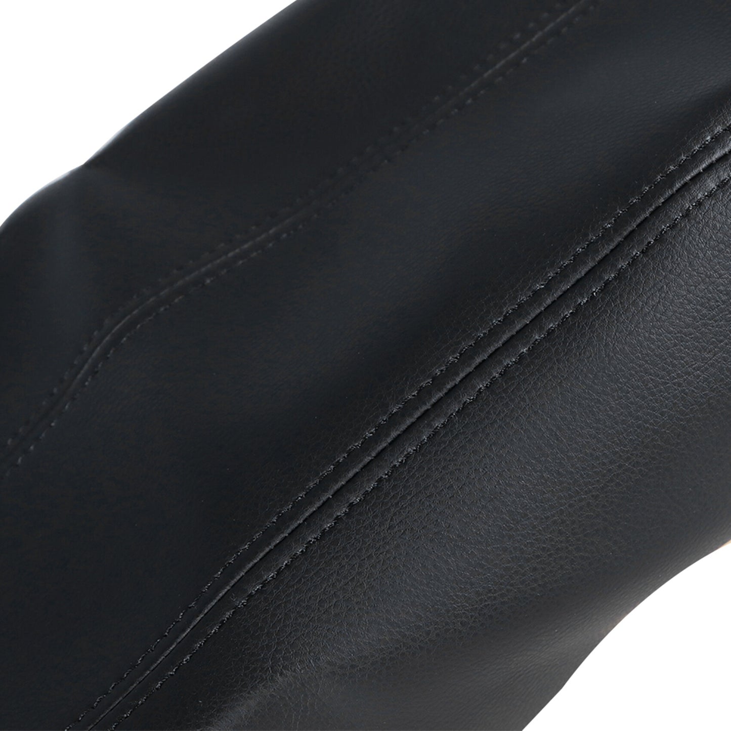 munirater Leather Center Console Lid Armrest Cover Skin (Black) Replacement for 2007-2012 RDX