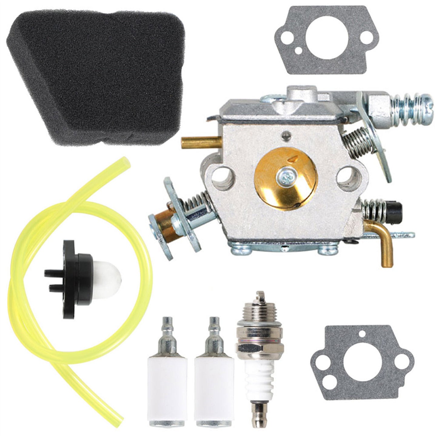 munirater 545081885 2150 Carburetor Kit Replacement for Poulan 1950 2050 2150 2250 2375 2550 WT-891 W-20 WT-89 WT-324 WT-391 WT-600 WT-624 WT-625 WT-637 WT-662 Chainsaw