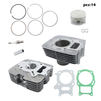 Cylinder Head Piston & Gasket Kit for Honda Recon 250 TRX250EX & TRX250X