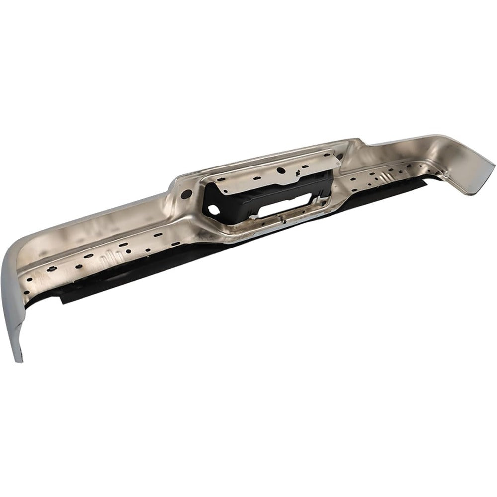 Chrome Rear Step Bumper for Ford F-150 2004-2006, without Sensor Holes, FO1103117