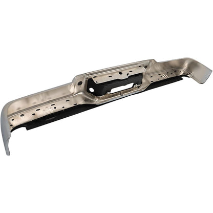 Chrome Rear Step Bumper for Ford F-150 2004-2006, without Sensor Holes, FO1103117