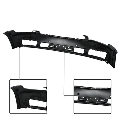 munirater Front Bumper Cover Fascia Primed Replacement for 2015-2020 Suburban Tahoe GM1000974 23320623 W/Sensor Holes