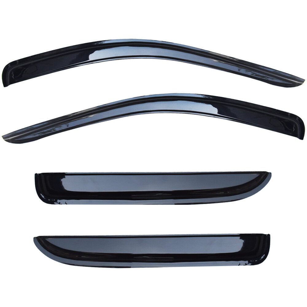 munirater Side Window Deflectors Visor Vent Rain Guard Replacement for 2002-2009 Ram Quad Cab