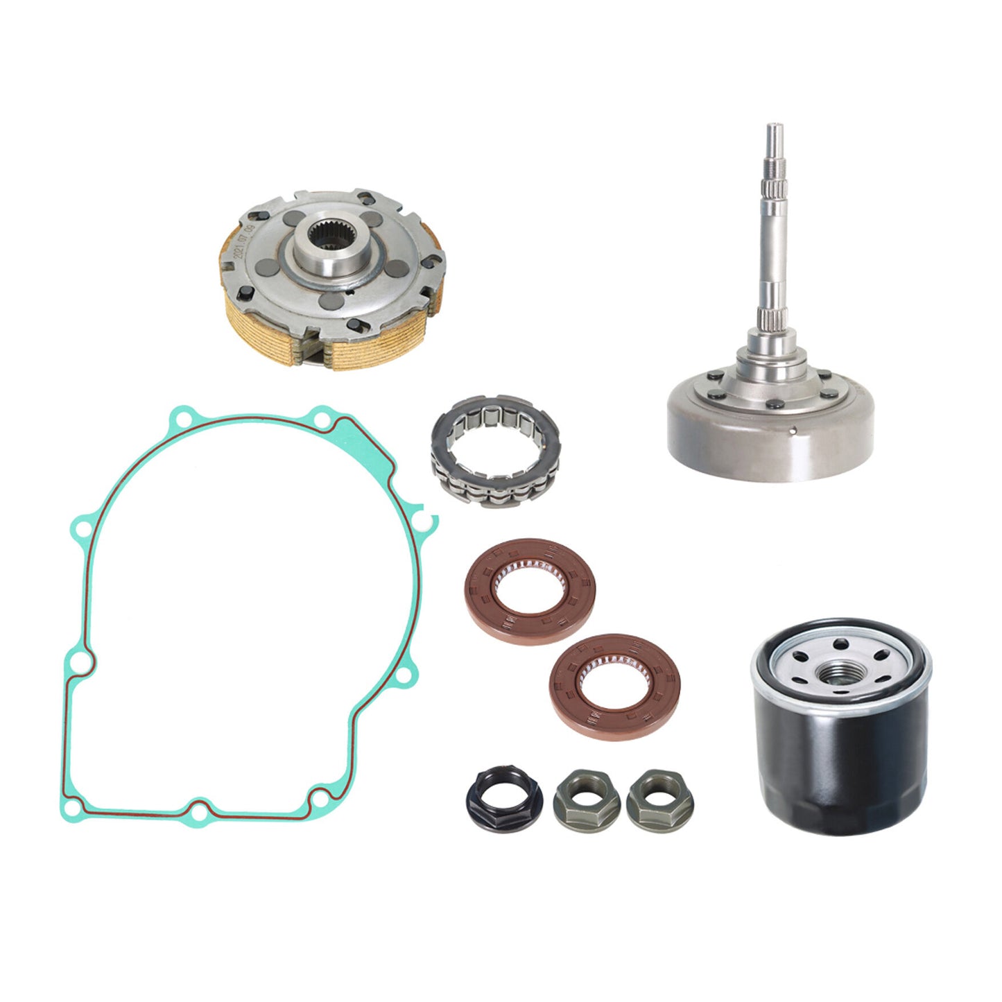 munirater Wet Clutch Shoe Kit Replacement for Bennche Bighorn 500 700 Supermach UTV 500 700 21230-003-0000 21220-003-0000