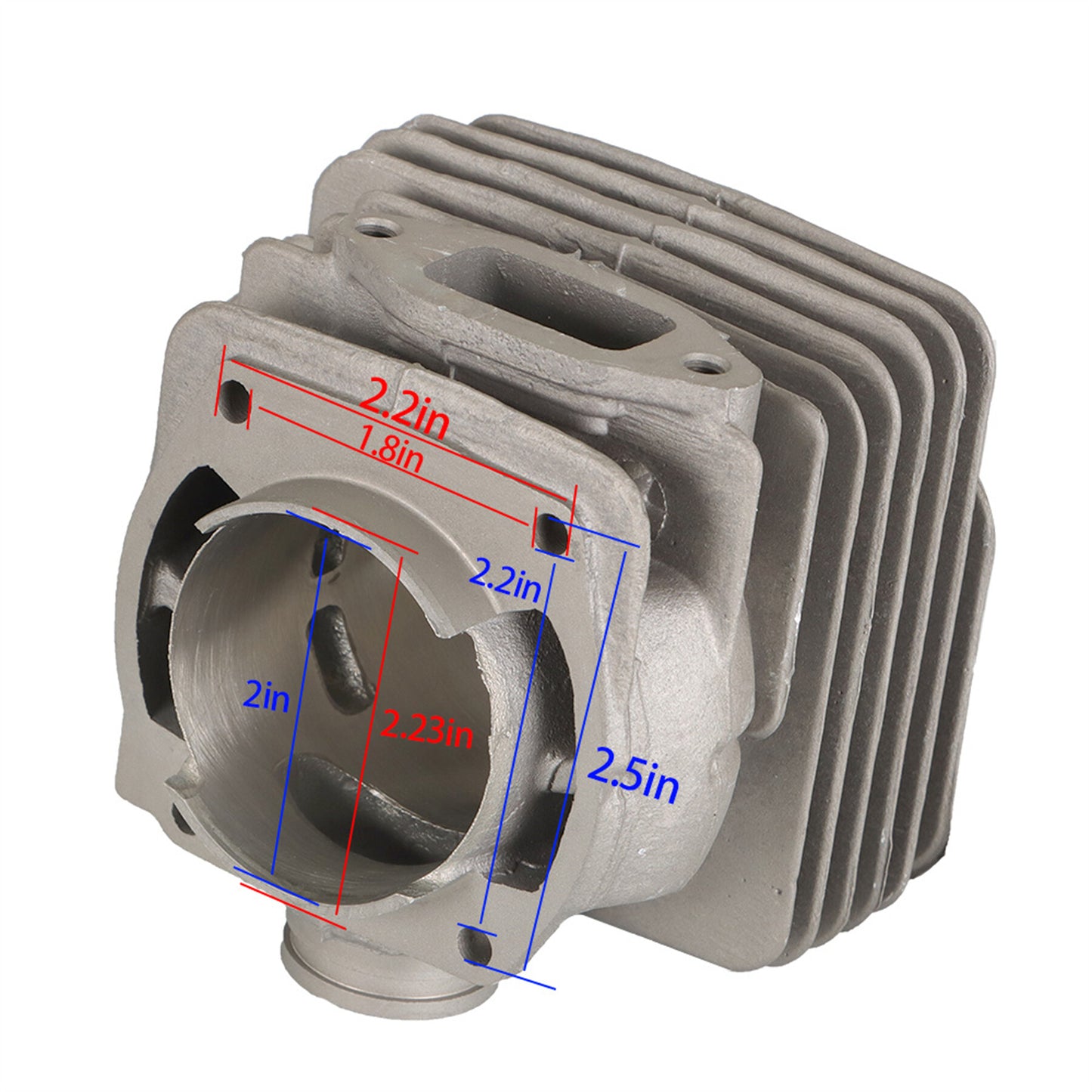 munirater 52mm Cylinder Piston Kit Replacement for 365 371 372 372XP Chainsaw with Spark Plug Gaskets