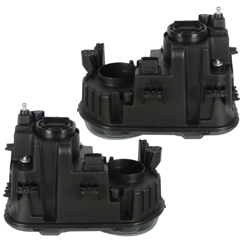 munirater Headlights For Dodge Challenger 2015-2018 LED Assembly Black Housing Right&Left