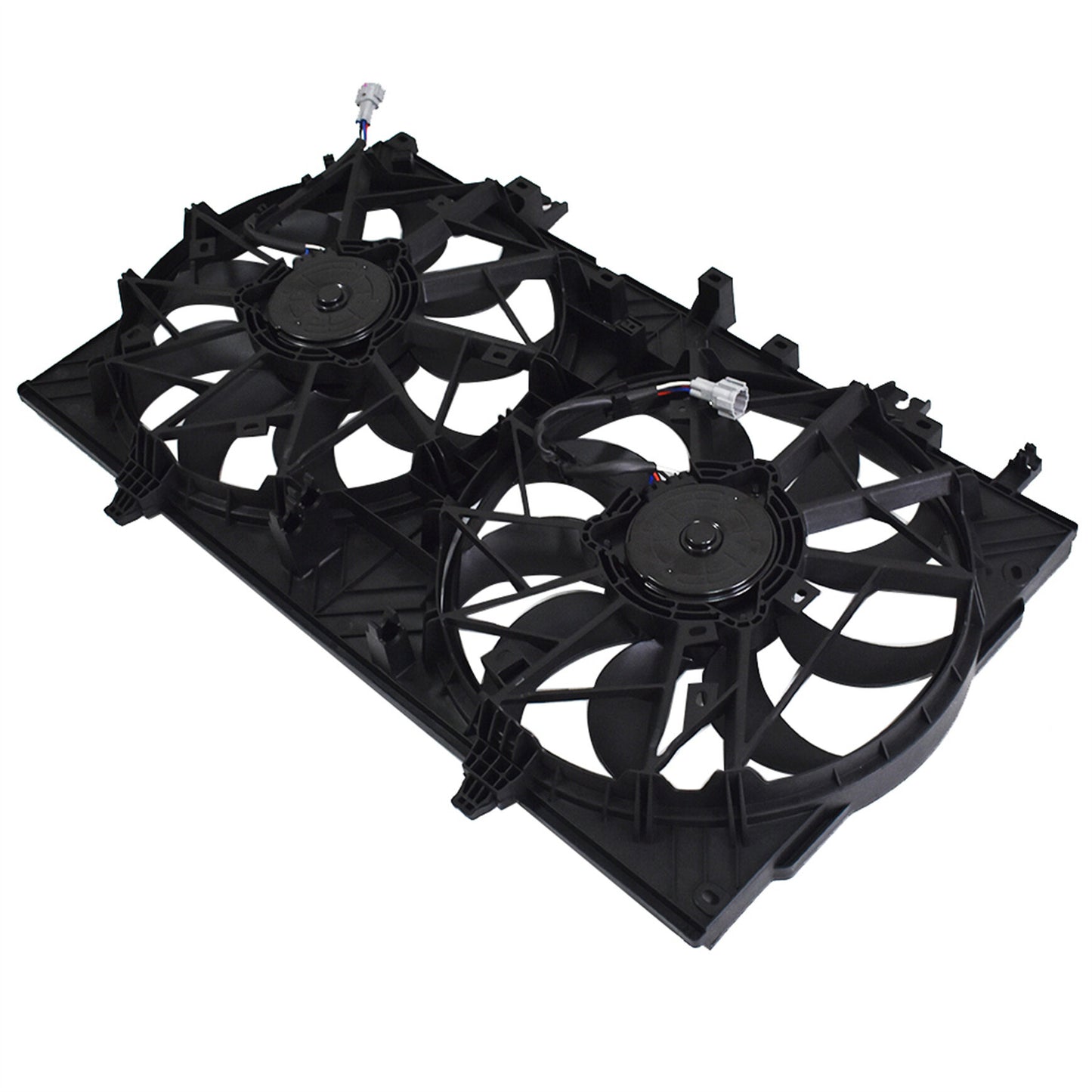 munirater Dual AC Radiator Condenser Cooling Fan Replacement for 2014-18 Nissan Rogue