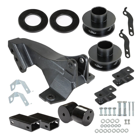 munirater 2.5 Inch Leveling Kit with Track Bar Relocation Bracket Replacement for 2011-2020 Super Duty F250 and F350 4WD Trucks 66-2726