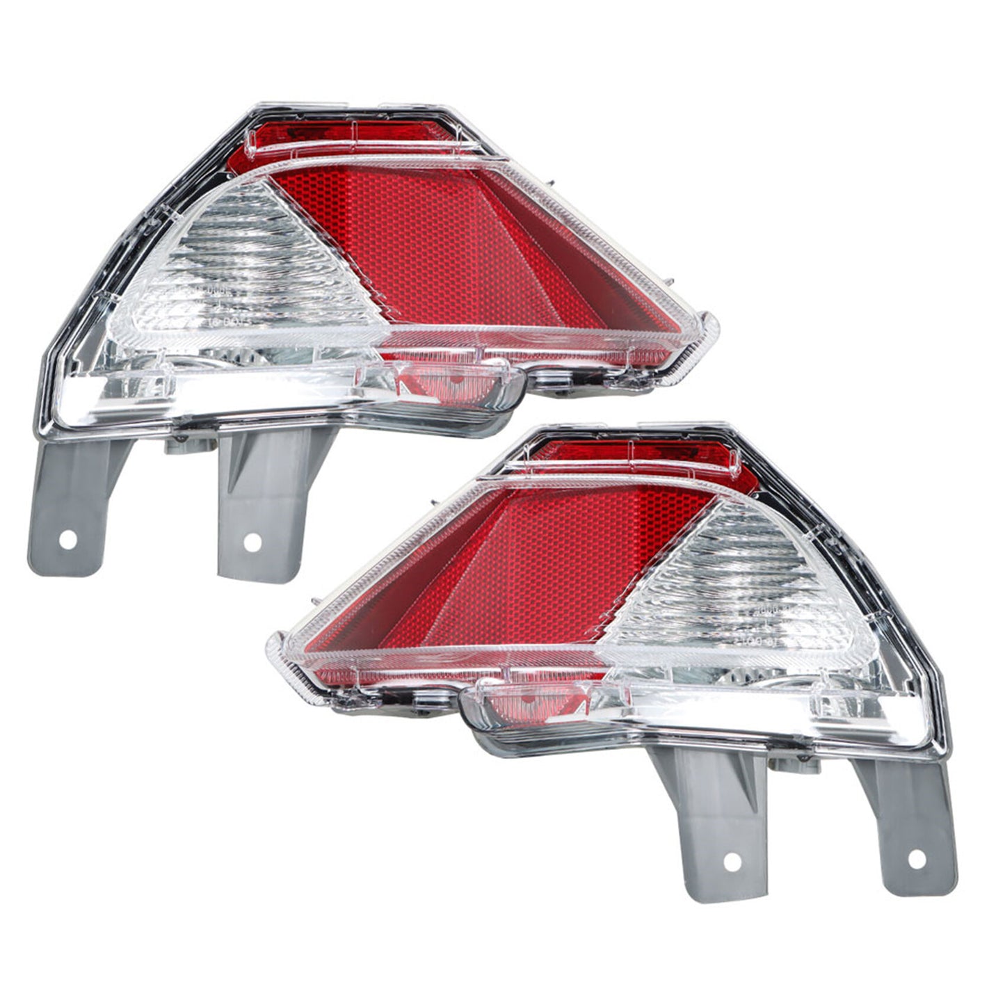 munirater 2-Pack Rear Bumper Reflector Stop Tail Light Break Light Replacement for 2016-2018 RAV4 814800R040 TO2883107 814900R040