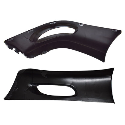 munirater Front Bumper Lips Set LH/RH Replacement for 2005 2006 2007 2008 Toyota Corolla S Style Front Wrap Angle