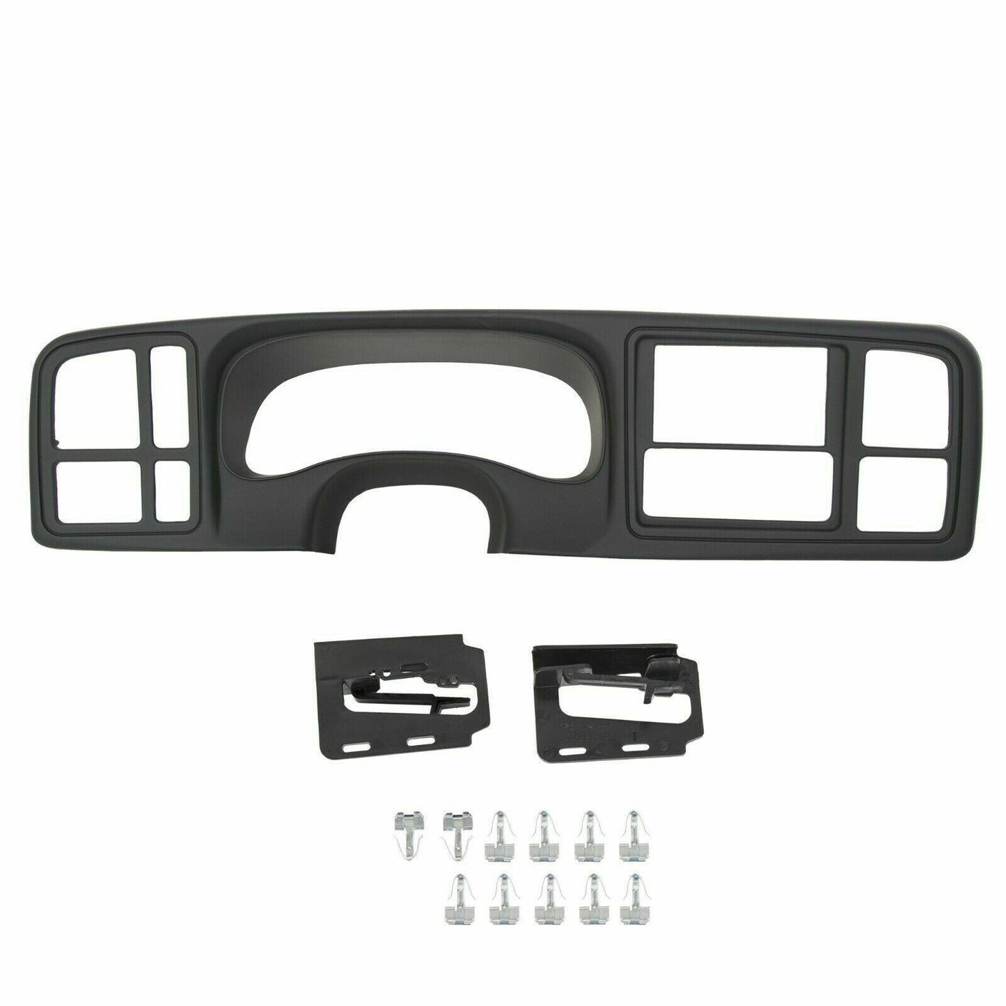 munirater Double Din Truck Dash Bezel Cover Kit Replacement for 1999-2002 Silverado Sierra Full Size (Matte Black) GMK346TB Metra DP-3002B