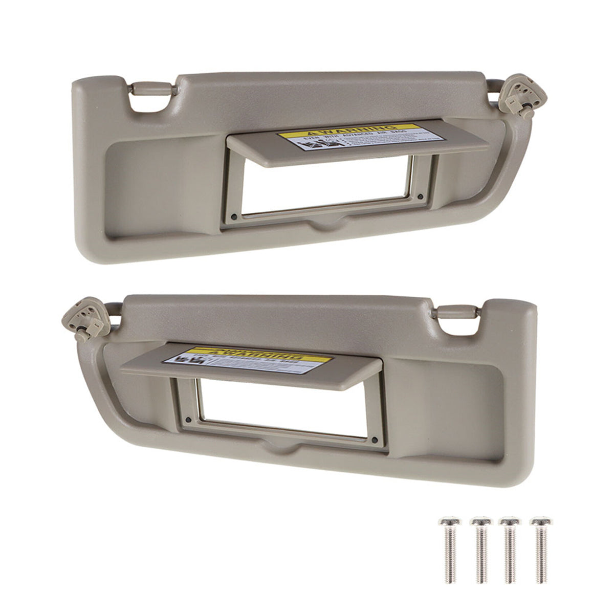 munirater Warm Gray Left & Right Sun Visor Pair Visors Set Replacement for 2006-2011 Honda Civic 83280-SNA-A01ZE, 83230-SNA-A01ZE