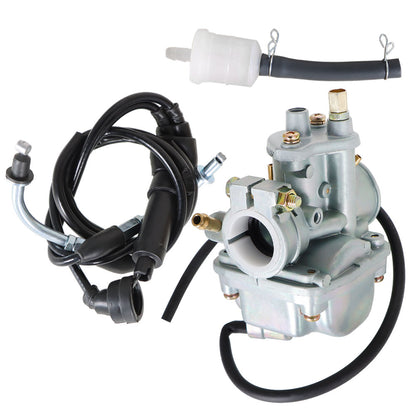 Carburetor with Throttle Cable and Filter for 1983-2006 PW80