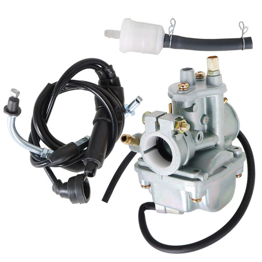 Carburetor with Throttle Cable and Filter for 1983-2006 PW80