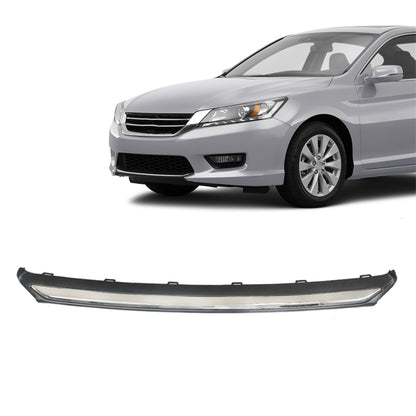 munirater Front Bumper Cover Lower Trim Molding Chrome Replacement for 2013 2014 2015 Accord