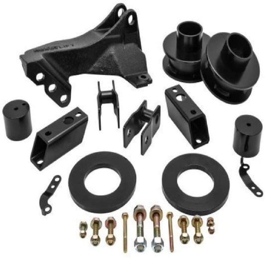 munirater 2.5 Inch Leveling Kit with Track Bar Relocation Bracket Replacement for 2011-2020 Super Duty F250 and F350 4WD Trucks 66-2726