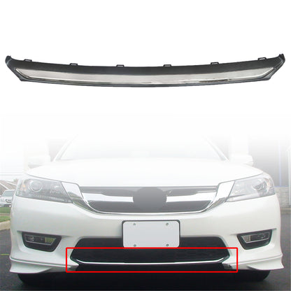 munirater Front Bumper Cover Lower Trim Molding Chrome Replacement for 2013 2014 2015 Accord