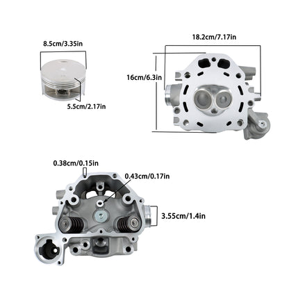 Cylinder Piston & Gasket Kit for Honda TRX420