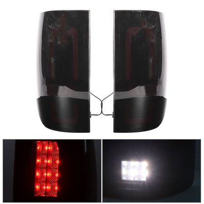 munirater LED Black Soot Tail Light Assembly Replacement for 09-18 Ram 1500 and 10-18 Ram 2500/3500 Driver & Passenger Side Upgrade Halogen Taillights