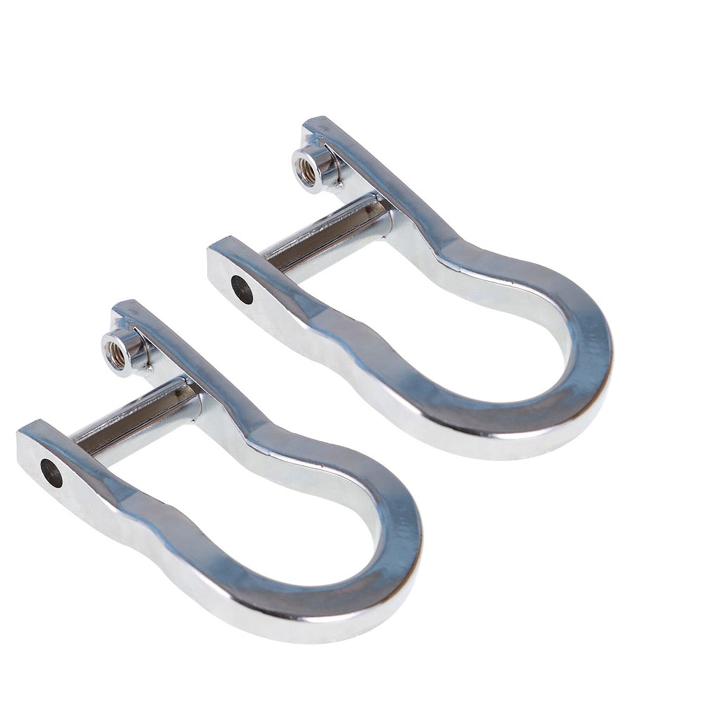 munirater 2PCS Tow Hooks Chrome Replacement for 2007-2019 Silverado Sierra 1500 84072462