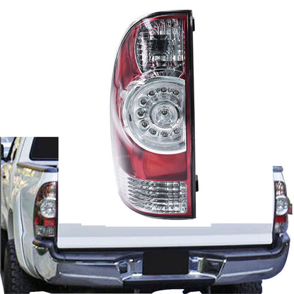 munirater LED Taillight Rear Brake Lamp Assembly Replacement for 2005-2015 Toyota Tacoma Pickup Truck - Driver Side Only