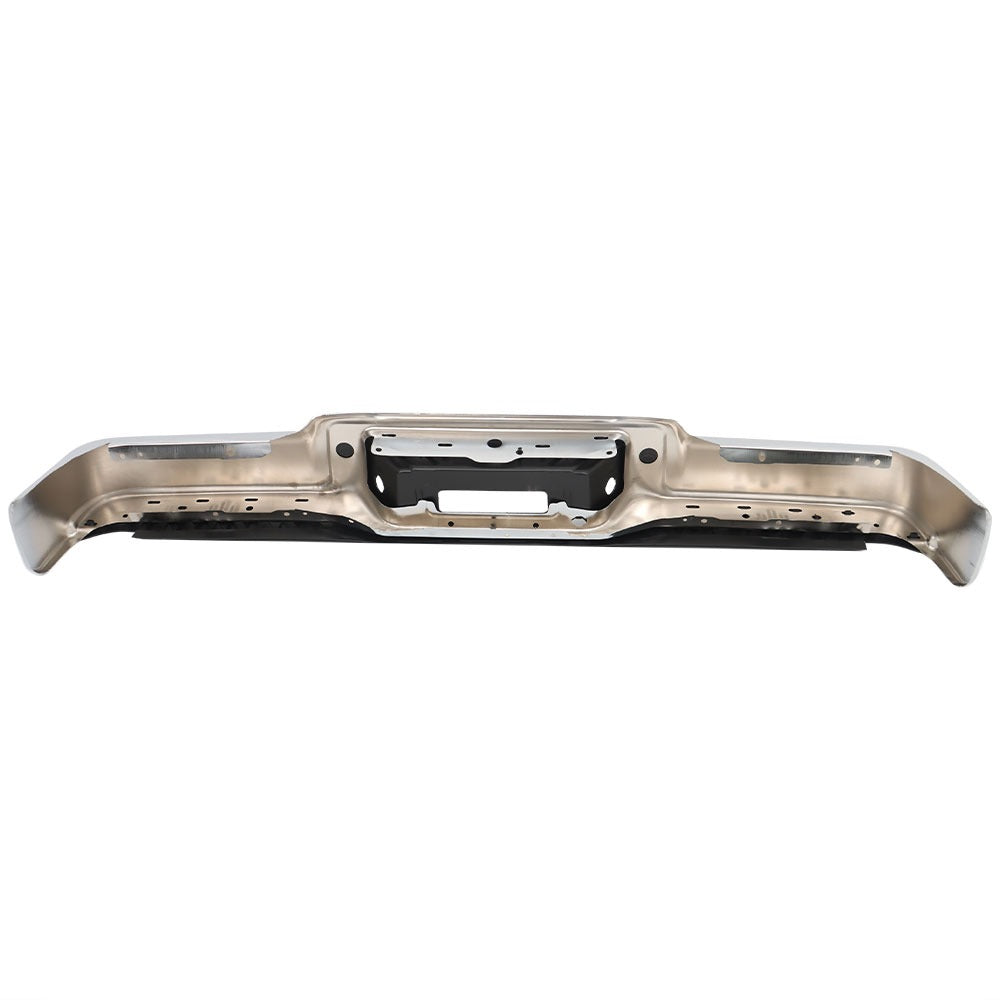 Chrome Steel Rear Bumper for Ford F-150 2006-2008, without Sensor Holes, FO1103136