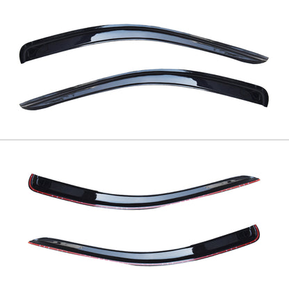 munirater Side Window Deflectors Visor Vent Rain Guard Replacement for 2002-2009 Ram Quad Cab