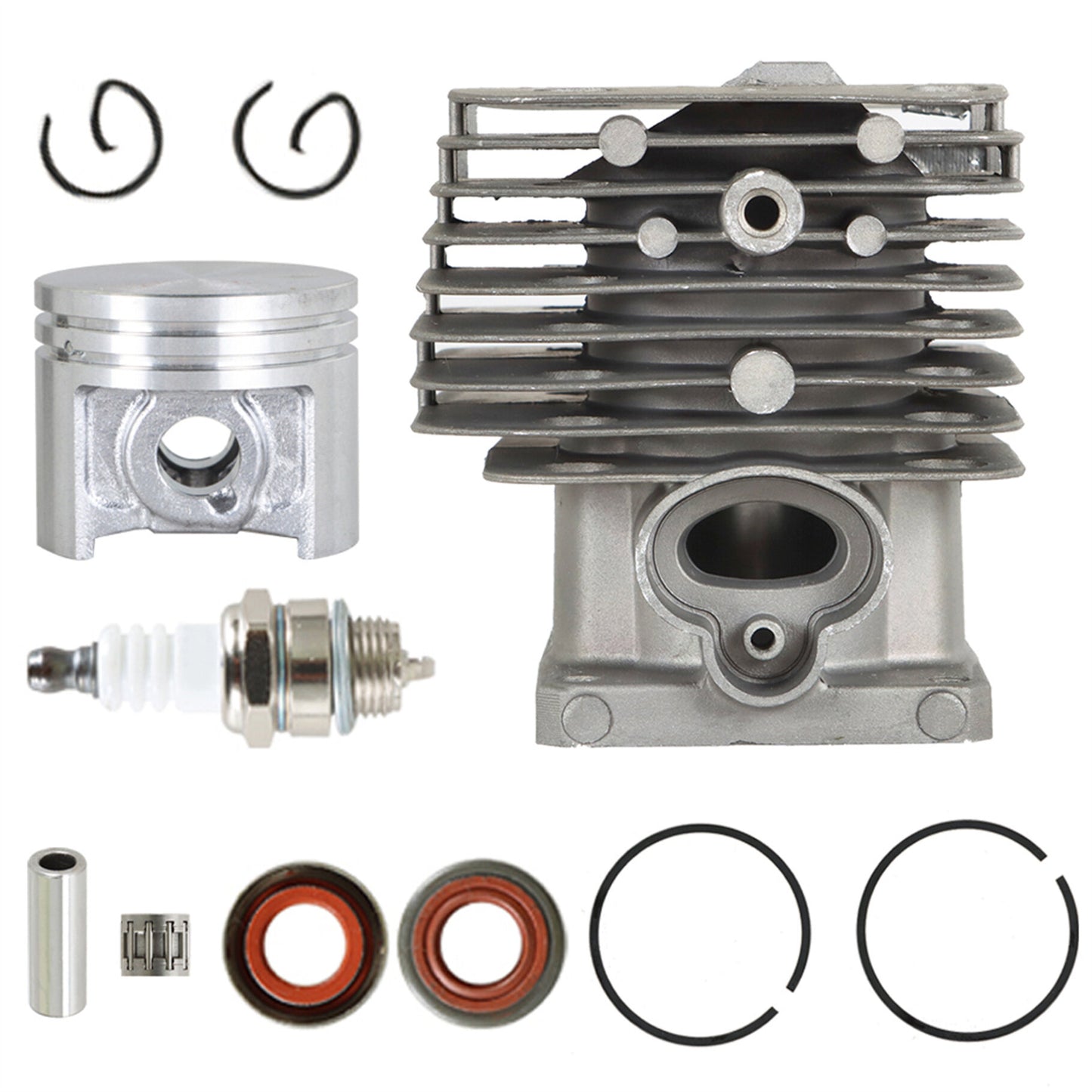 munirater 40MM Cylinder Piston Kit Replacement for FT250 HT250 FS250 FS250R FS202 FS120 FS200