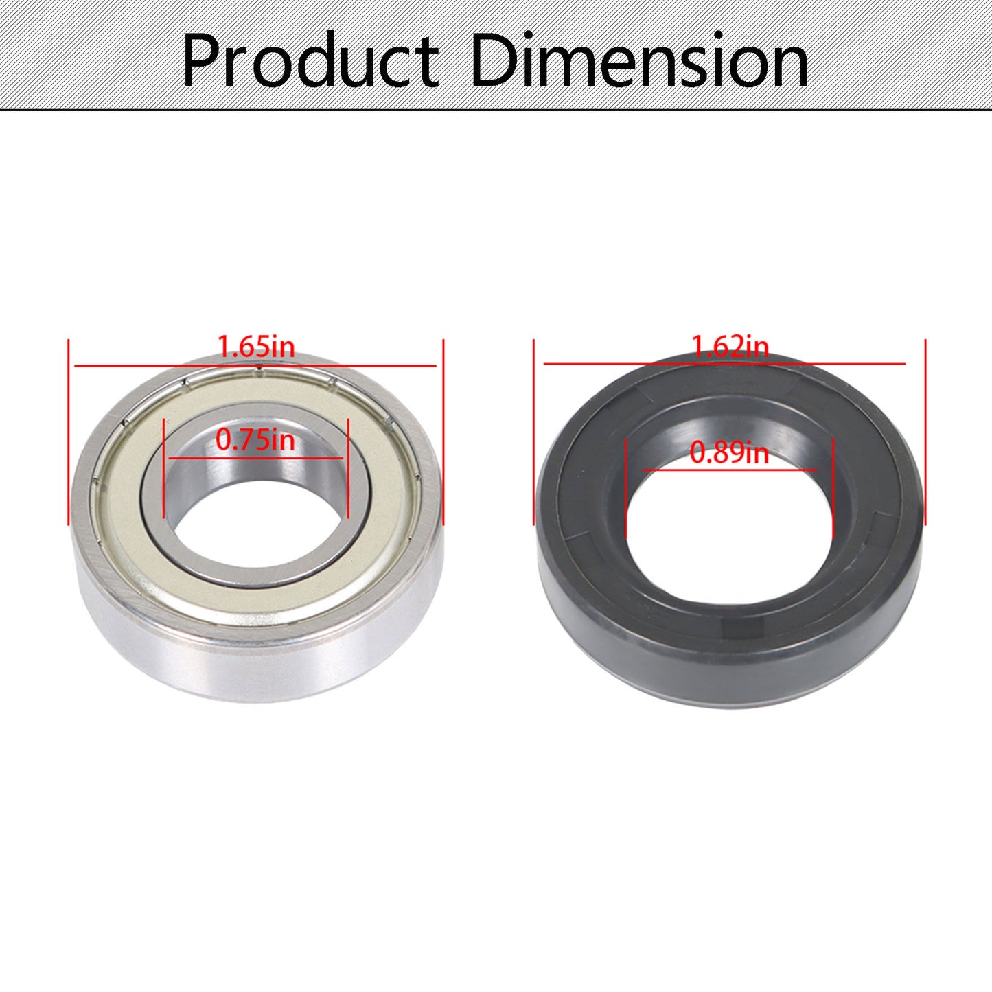 munirater Golf Cart Axle Bearing and Seal Kit 611931 70181G01 15112G1 Replacement for TXT RXV 1978-Up Golf Carts