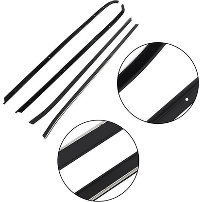 Rubber Window Weatherstrip Kit for 1970-1981 Camaro & Firebird, 4-Piece