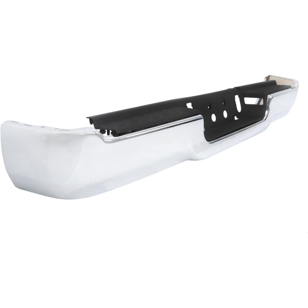 Chrome Rear Bumper Face Bar and Step Pad Kit for Ram 2500 / 3500 2019-2024