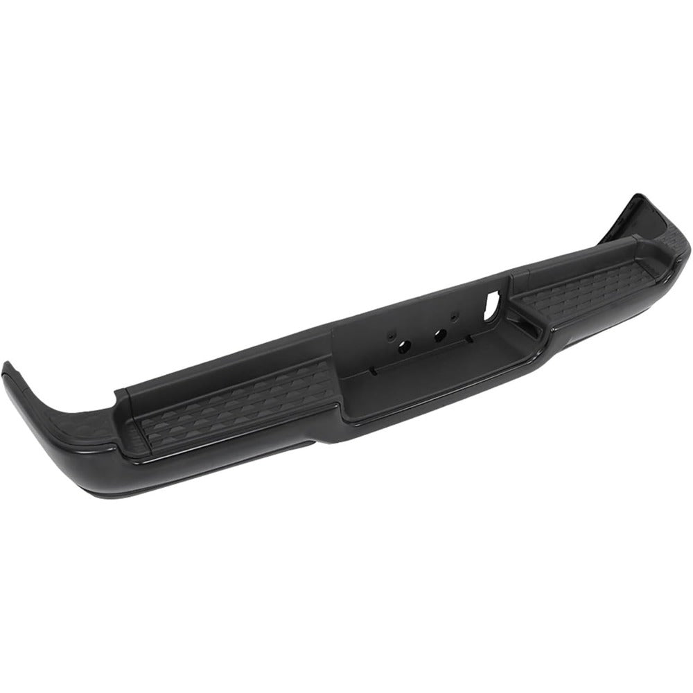 Black Steel Rear Step Bumper for Ram 1500 2019-2023, with Sensor Holes, CH1103132