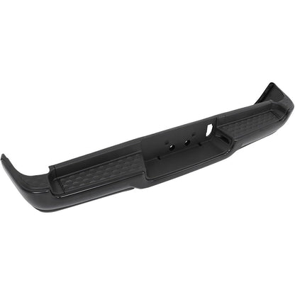 Black Steel Rear Step Bumper for Ram 1500 2019-2023, with Sensor Holes, CH1103132