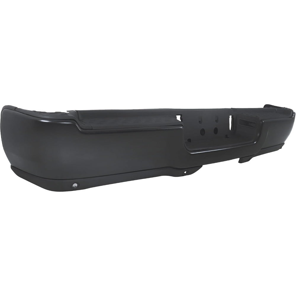 Black Rear Step Bumper for Ram 2500 2019-2024, with Sensor Holes, without Light Openings, CH1103178