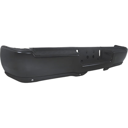 Black Rear Step Bumper for Ram 2500 2019-2024, with Sensor Holes, without Light Openings, CH1103178